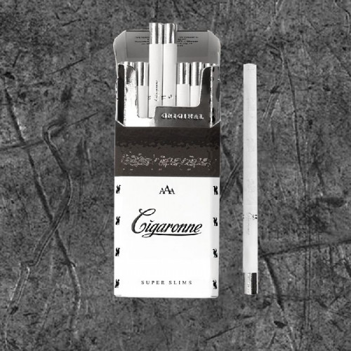 Сигареты Сигарон Супер Слимс Белый (Cigaronne Super Slims White)
